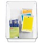 iDESIGN Small Stackable Plastic Storage Bin, Clear, 2/Pack (28319M2)~#|#~8F077EC1-FB4C-44FF-8ACC2EA1B8149686_sc7