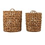 Storied Home Round Water Hyacinth Baskets, Natural, 2/Set (EC1936)~#|#~8F0AAFF9-015F-4457-A2C468CAA6AA38A5_sc7
