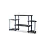 Baxton Studio Orbit TV Stand, Screens up to 46", Black/Silver (107-5379-HiT)~#|#~8F100B35-CB37-4542-96DAAAD1811AA348_sc7