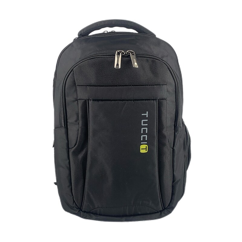 Tucci Laptop Backpack, Medium, Black (T0571) image 1