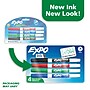 Expo Low Odor Dry Erase Markers, Fine Tip, Assorted Colors, 4/Pack (86674)~#|#~8F13C4B7-EE11-4331-B82E1A37A3226C33_sc7