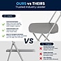 Flash Furniture HERCULES Series Plastic Banquet/Reception Chair, Gray, 2/Pack (2LEL3GREY)~#|#~8F18DFC3-4885-4816-81FD4EA54C609647_sc7