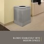 Rubbermaid Silhouettes Metal Trash Can with Open Top Lid, 16 Gallon, Stardust Silver Metallic (FGSC14EPLSM)~#|#~8F19EE4B-B3F6-479A-B5959222C44BF39A_sc7