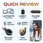 Delton 42Y Noise-Canceling Stereo Over-the-Ear Headset, USB-C/A, Black (DWH42YAC)~#|#~8F1B004B-FEF2-4A48-9C1BC135D7E01BCF_sc7