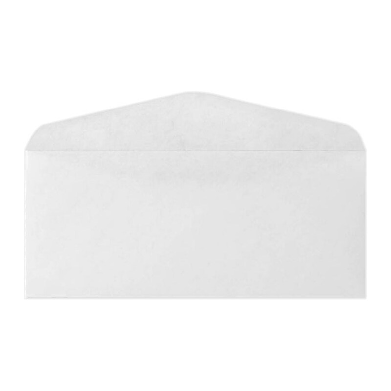 JAM Paper #9 Booklet Envelopes, 3 7/8" x 8 7/8", White, 50/Pack (4855-WPC-50) image 1