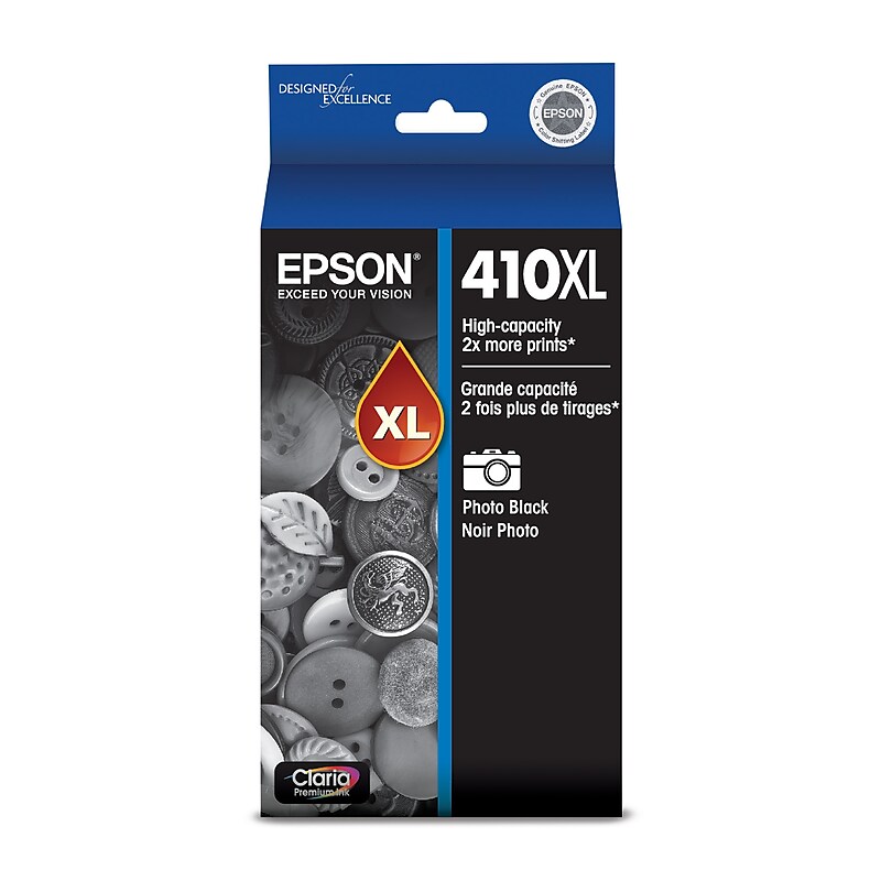 Epson T410XL Photo Black High Yield Ink Cartridge (T410SL120-S) image 1