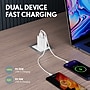 Delton Overtime USB-A/USB-C Wall Charger, 20W, White (DH2USB2A)~#|#~8F1FB14A-8109-4B2A-85B19A4390D7268D_sc7