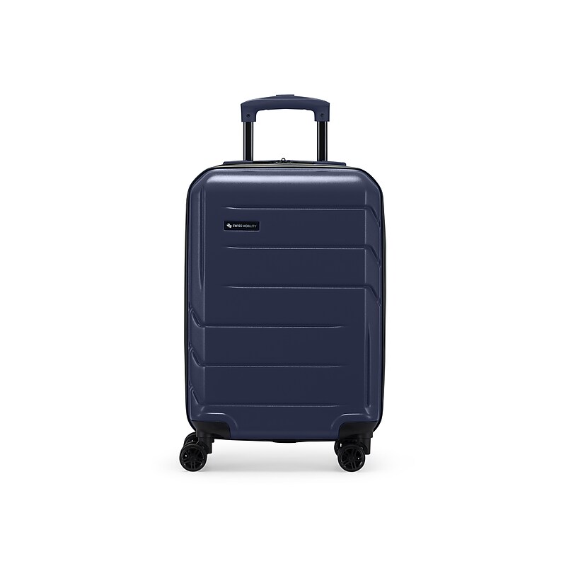 Swiss Mobility DXB Collection 21.5" Hardside Carry-On Suitcase, 8-Wheeled Spinner, Shadow (HLG6320SMSHADOW) image 1
