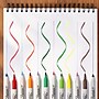 Sharpie Brush Twin Permanent Markers, Brush & Ultra Fine Tip, Assorted Colors, 12/Pack (2168237)~#|#~8F270E92-25C8-4311-87D1B5656E739301_sc7