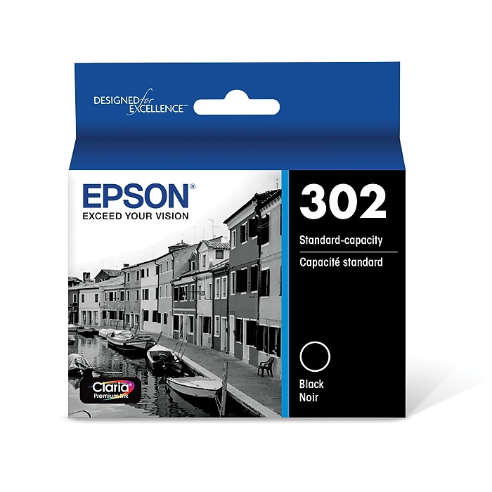 Epson T302 Black Standard Yield Ink Cartridge | Staples