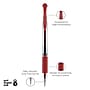 uni-ball Gel Grip Gel Pens, Medium Point, 0.7mm, Red Ink, 12/Pack (65452)~#|#~8F2F6A52-FA6A-4574-B6F7792F8853DE05_sc7