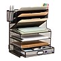 Mind Reader Metal Mesh Desk Organizer, Black (MSUP7C-BLK)~#|#~8F35D7E6-B76F-4468-B102C1FA7531BDF5_sc7