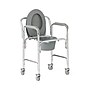 Medline Guardian Bedside Commode, Fixed Arms, Back Bar, Steel Frame, 300 lb. Capacity (G1-501LWX1)~#|#~8F363386-F95F-4C47-A971D6F108A70A84_sc7