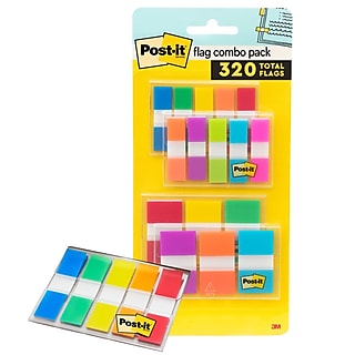 Post-it Flags Combo Pack, Assorted Colors, 320 Flags/Pack (683-XL1)~#|#~8F3DA436-66DC-4317-BC4178FEB9ACA572_sc7
