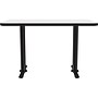 Correll Dry-Erase Markerboard Cafe Table, 30" x 60", Frosty White/Black (BTT3060DE-80)~#|#~8F4160C5-11EA-4913-B0D23B80451E9C8D_sc7