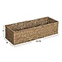 Household Essentials Handwoven Seagrass Rectangular Storage Basket, Natural (HE1196)~#|#~8F44CD32-85D3-4B2C-8E091F899D5A0302_sc7