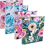 Global Printed Products Floral 1" 3-Ring Non-View Binders, Multicolored, 4/Pack (GPP-0096-B)~#|#~8F488BAC-F2C8-467D-B4661C905EB914F5_sc7