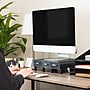 Mind Reader Monitor Stand and Desktop Organizer, Up to 22" Monitor, Black (MONSTA3D-BLK)~#|#~8F4A86A6-C5BD-48D1-BF40C9F12B4EAC13_sc7