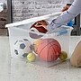 Sterilite 64 Quart Latching Storage Bin with Lid, Plastic, White, 6/Carton (14978006)~#|#~8F4E19CA-A9C2-42E8-8EBE250A89E43AB4_sc7