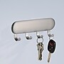 iDesign Forma Self Adhesive Small Key Rack, Brushed Stainless Steel (82600)~#|#~8F5E8344-3503-4A60-8D3A135690786FF2_sc7