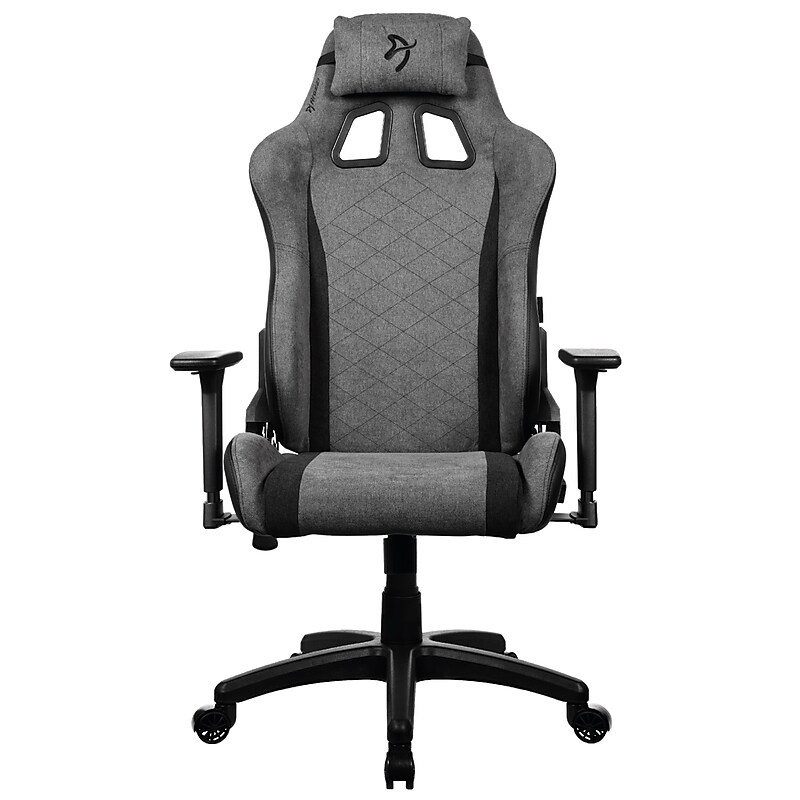 Arozzi Avanti Soft Fabric Ergonomic Racing Gaming Chair, Ash (AVANTI-SFB-ASH) image 1