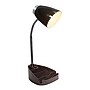Simple Designs Organizer LED Desk Lamp, 18.50", with iPad Tablet Stand, Black (LD1002-BLK)~#|#~8F6021C8-EDCA-43AB-B289210E0AC0F5B7_sc7