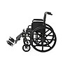 Medline Guardian K1 Wheelchair, 16" Seat Width, Removable Desk Length Arms, Elevating Legrest, Black (K1166V22E)~#|#~8F6157F7-9DD0-400A-9C14C3A1DFF442F4_sc7