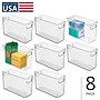 iDESIGN Medium Plastic Storage Bin, Clear (29153M8)~#|#~8F64550D-3208-4610-B09D52552DD97467_sc7