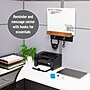 Mind Reader Glass Dry Erase Board with Wood Holder and Hook Whiteboard Message Center, White (LIFTBOARD-WHT)~#|#~8F648825-3402-4F5F-83F37E1BB10A7369_sc7