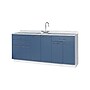Viva Comfort 36.75'' H x 72" L Medical Cabinet with Center Sink, 6-Doors, 3-Drawers, Blueberry (902BASE72CSBL)~#|#~8F6AAF07-FCCC-4D8E-847F4BDD6A943971_sc7