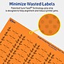 Avery Laser/Inkjet Multipurpose Rectangle Labels, 0.5" x 1.75", Bright Orange, 600/Pack (94204)~#|#~8F6E6E83-96A9-4164-8477C21C838D5CE7_sc7
