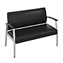 Bush Business Furniture Arrive Vinyl Waiting Room Loveseat, Black (CH3903BVL-03)~#|#~8F7016E7-9AF4-4D25-9D2405A3042E086B_sc7
