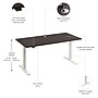 Bush Business Furniture Move 60 Series 60"W Electric Adjustable Standing Desk, Storm Gray (M6S6030SGWK)~#|#~8F70247F-BEA7-42A7-8238A712736DF710_sc7