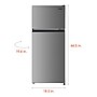 Magic Chef Mini Refrigerator w/Freezer, 4.5 Cu. Ft., Platinum Steel (HMDR45PS)~#|#~8F72A14E-2673-4762-8E451B47EFEA8926_sc7