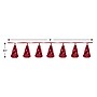 Beistle Metallic Tassel Garland, Red, 3/Pack (59927-R)~#|#~8F72B504-A2B6-4103-8AF5AB2F1969BECA_sc7