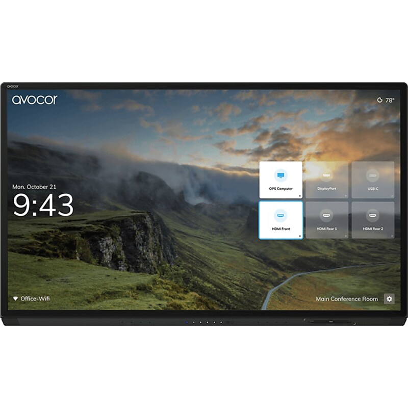 Avocor G 85" Smart 4K Ultra TV for Business (AVG-8560) image 1