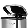 Elama Stainless Steel Indoor Step Trash Cans, 8 Gallon, Silver, 2/Pack (938121376M)~#|#~8F7C4B50-BF88-4569-8A0C8678111B8D20_sc7