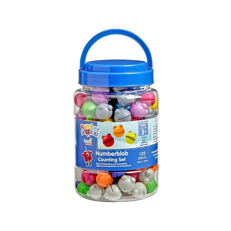 hand2mind Numberblob Counting Set, Assorted Colors (94490) image 1