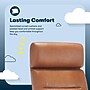 Serta Comfort Ergonomic Bonded Leather Swivel Executive Chair, Cognac (CHR10130D)~#|#~8F863DC0-F822-4E92-B1344BDD70149F08_sc7