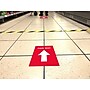 Avery Directional "This Way" Preprinted Floor Decals, 8" x 10.5", Red/White, 5/Pack (83091)~#|#~8F87DEE0-A537-44C4-9986564D35C6EC9A_sc7