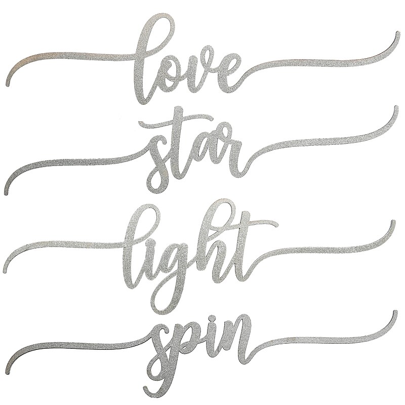 National Tree Company 4-Piece Hannukah Place Setting Message Decor (LD72-LD21012-1) image 1