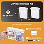 Bostitch Konnect Nest Small Stackable Boxes, Clear, 2/Pack (23227-2PK)~#|#~8F8B2431-2BBC-414D-95B9EBB013B18D1B_sc7