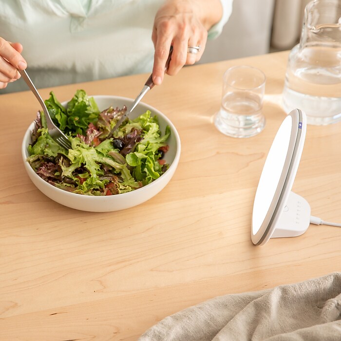 Verilux HappyLight Alba Light Therapy Lamp, White (VT52WW3) | Staples