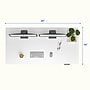 FlexiSpot E7COMMERCIAL 60''W Electric Adjustable Particle Board Standing Desk, White (E7WCOM6030-W)~#|#~8F8DE337-BC42-492E-9DE41DDD5E7CF089_sc7