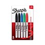 Sharpie Permanent Markers, Fine Tip, Assorted, 5/Pack (30653)~#|#~8F8FE550-161D-441C-B610BDE05ADD49CF_sc7