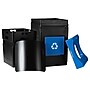 Commercial Zone Avante Polyethylene Recycling Container, 55 Gallon, Black (78755304A)~#|#~8F90E229-71EE-4735-A8288CFC72E26385_sc7