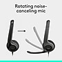 Logitech H390 USB-C Stereo Computer Headset, Black (981-001575)~#|#~8F91052A-1577-4E99-AD4455A6506510EB_sc7