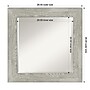 Amanti Art Dove Greywash Frame Wall Mirror, 26" x 26" (A42674593545)~#|#~8F93992B-C7FB-40AE-B0F76887E5396D61_sc7