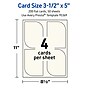 Avery Leaf Integrated Cards, Matte Ivory, 200/Pack (19479399041)~#|#~8F93F82A-FD7E-42D9-81B5C6B40A97A2BD_sc7