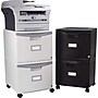 Storex 2-Drawer Mobile File Cabinet, Letter/Legal Size, Lockable, 26"H x 14.75"W x 18.25"D, Black (STX61312B01C)~#|#~8FA3D3F3-0D6B-43FF-B4ABC0ED6A8FA136_sc7